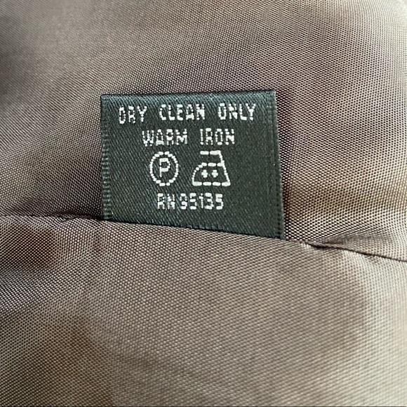 Lafayette 148 New York Brown Wool Blazer Sz 10 - Picture 6 of 7